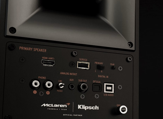 Klipsch The Fives McLaren Edition - cecha 2